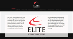 Desktop Screenshot of eliteairlineservices.com