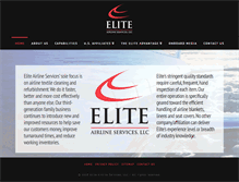 Tablet Screenshot of eliteairlineservices.com